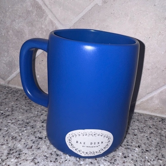 Brand New‎ RAE DUNN Blue White LOVE YOU A LATKE Mug - Picture 2 of 4